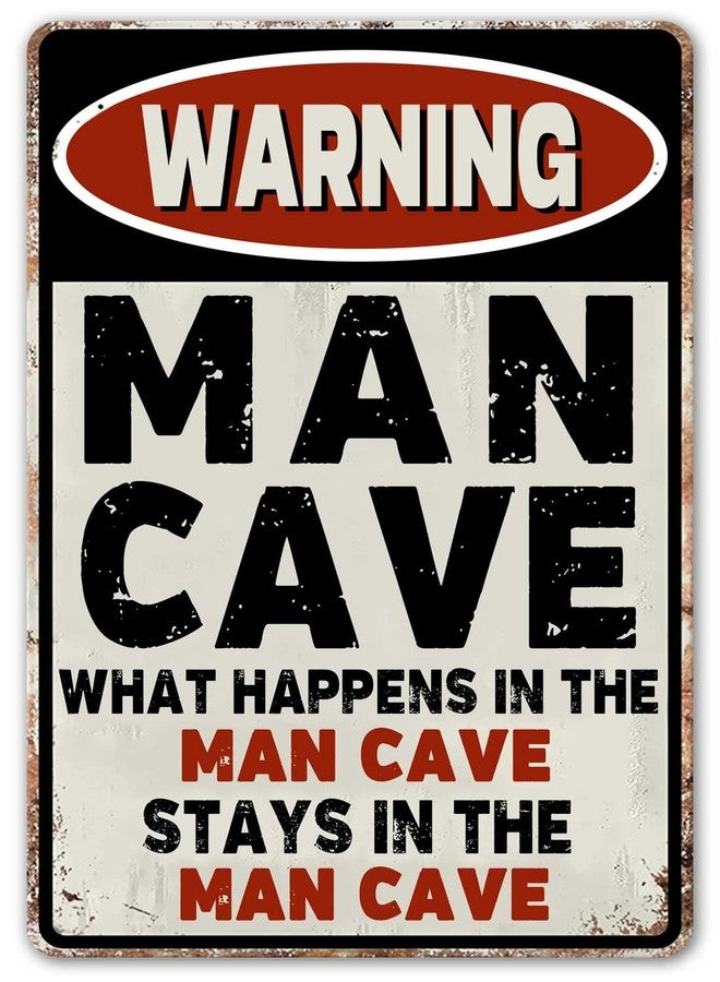 CrazySign Funny Bar Sign Man Cave Vintage Metal Sign For Garage Home Bar Wall Decor (240) - Image 1